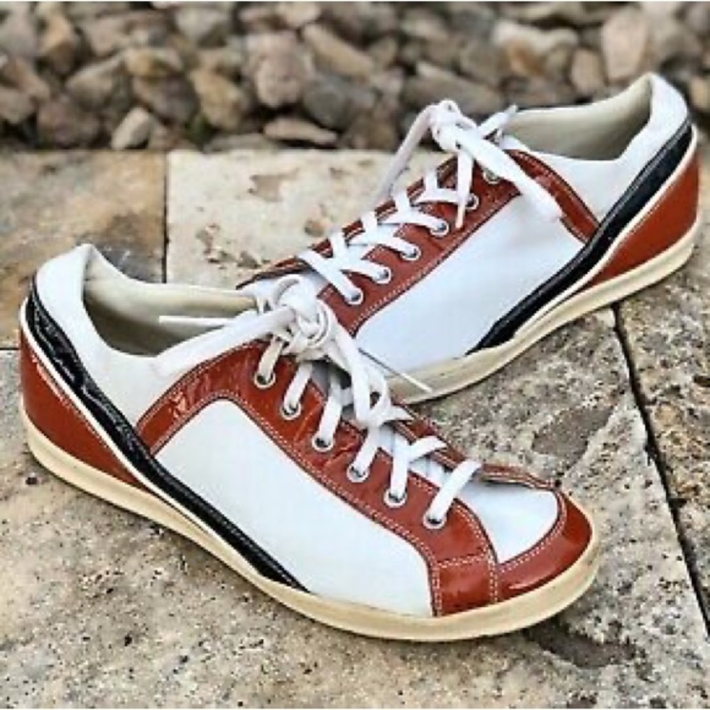 Designer Italian Leather Tennis Shoes
